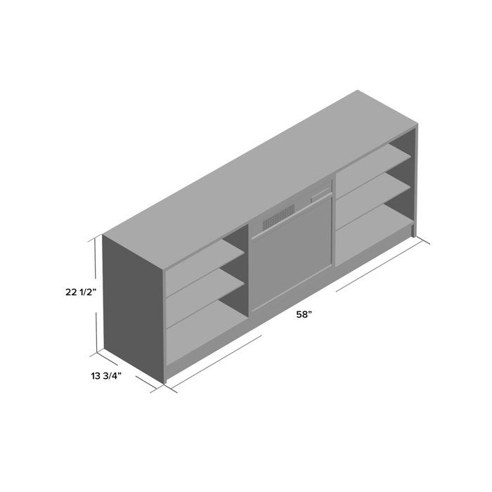 Orren Ellis Wrightson TV Stand for TVs up to 65" with Electric